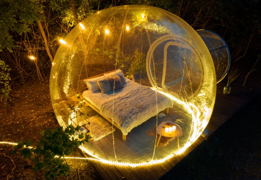 giant clear bubble tent